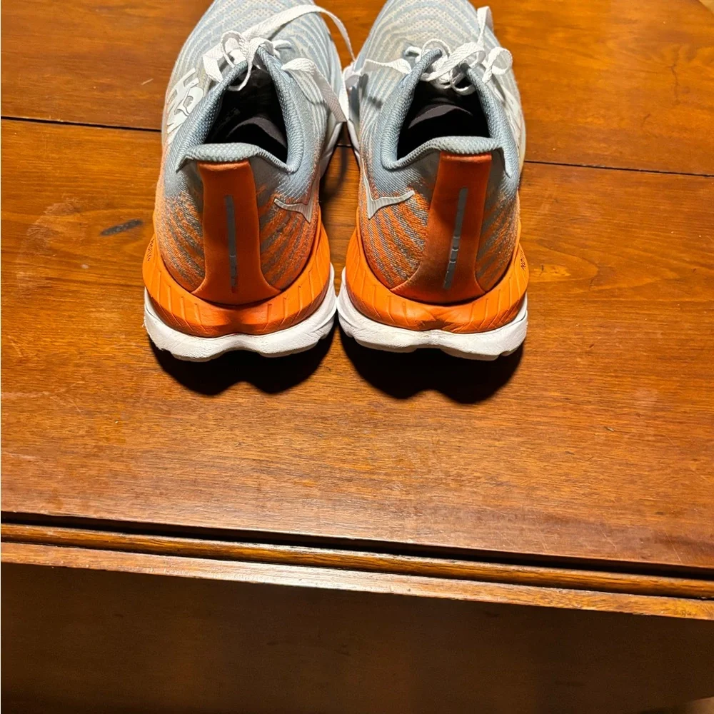 Hoka One One Men’s Blue/Orange Running Profile Shoes Size 12.5 Mach6 - Picture 5 of 9